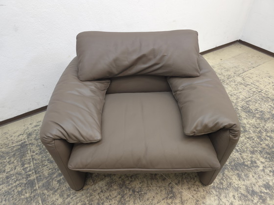 Image 1 of Sillón Cassina Maralunga, sillón de diseño, sillón de cuero, silla