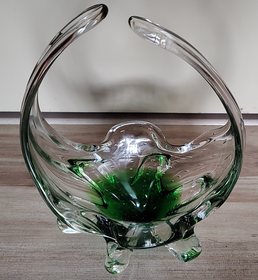 Murano Basket Mint State