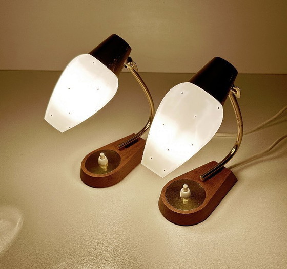 Image 1 of 2x lampes de table danoises