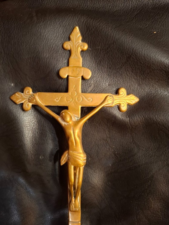 Image 1 of Crucifix d'autel / Croix de table autoportante
