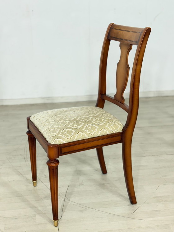 Image 1 of Lot de 6 chaises Warrings de haute qualité / Chaises de salle à manger vintage / Chaises de cuisine en bois de cerisier