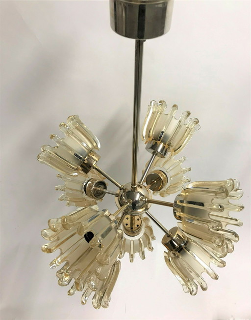 Enorme lampadario vintage Sputnik