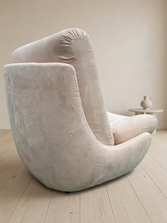 Atlantis Sitzgruppe, Space Age Polstersofa & Lounge-Sessel von Jitona, 1970er Jahre, Tschechoslowakei (photo 9 of 13)