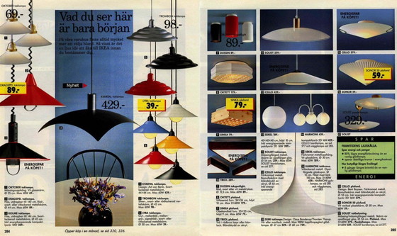 Image 1 of Semi 60 hanglamp — Bonderup & Thorup, IKEA editie, jaren 90