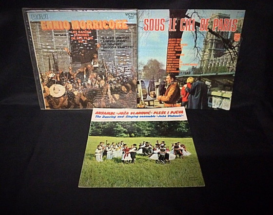 Image 1 of Set van 3 vinylplaten – Emmio Marricane, Juliette Breco, Joza Vlahovic, 33 toeren - 2Y16