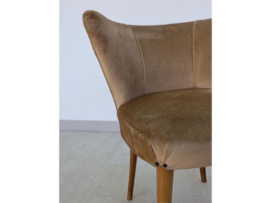 Image 1 of Fauteuil rose des années 50/60, design italien