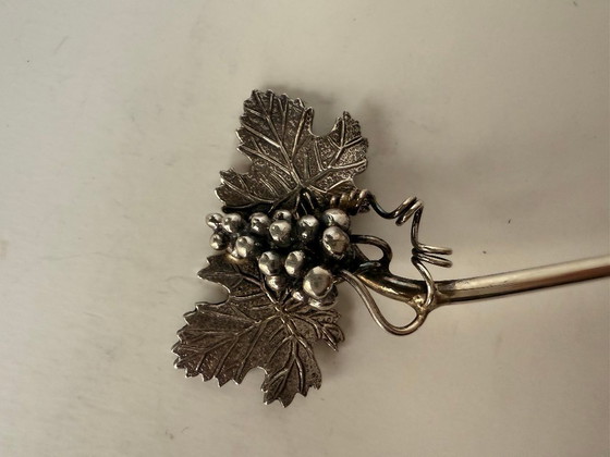 Image 1 of Bestekhouders van sterling zilver, 12 stuks