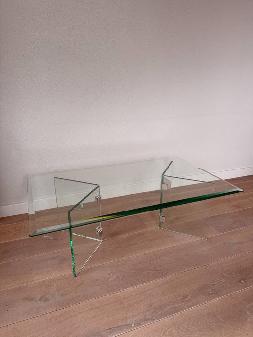 Glazen salontafel Leon Rosen