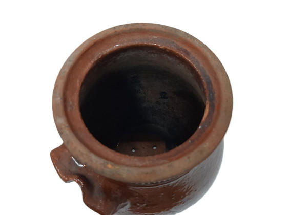 Image 1 of Vaso da fiori in terracotta vintage, fioriera, vaso 21 cm
