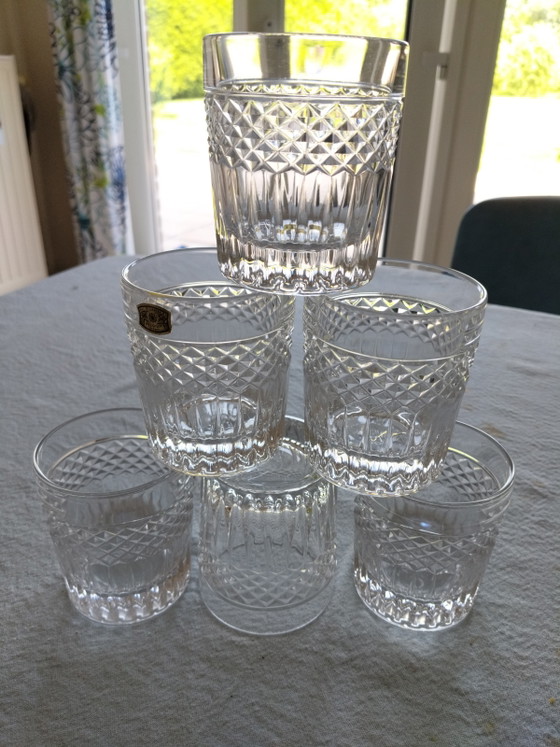 Image 1 of 6 bicchieri da whisky in cristallo
