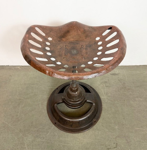 Image 1 of Vintage industriële draaistoel, jaren 1950