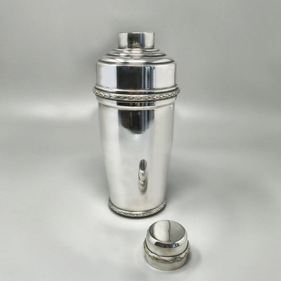 Image 1 of 1930s Art Deco Cocktail Shaker by MB. Made in Italy