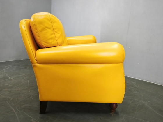 Sofá de cuero Poltrona Frau George, Italia, 1992, con etiqueta. – Sofás de 2 plazas, Leather (photo 10 of 20)