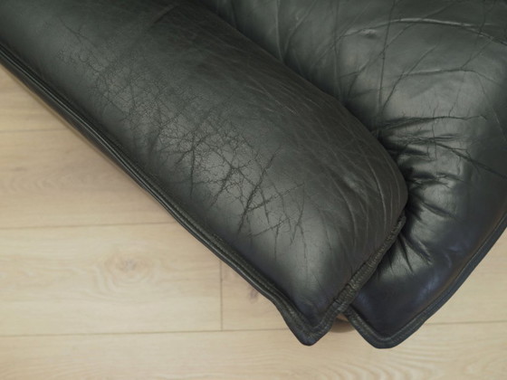 Image 1 of Leren fauteuil, Italiaans ontwerp, jaren 1960, productie: Italië