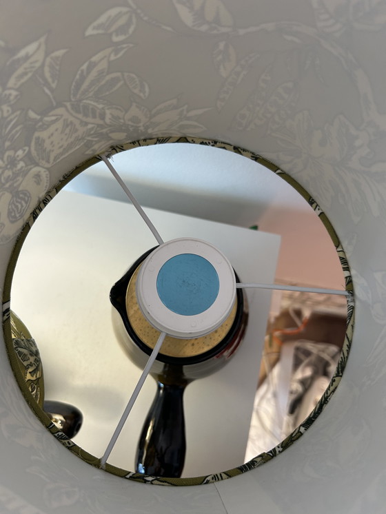 Image 1 of 2 vase lamps made from French bistro pitches, 1960s