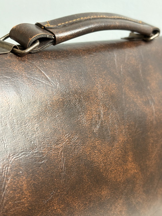 Image 1 of Borsa da lavoro in pelle vintage in ottime condizioni