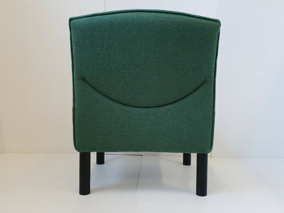 Image 1 of Vintage fauteuil uit de jaren 80 van wol en staal, model C