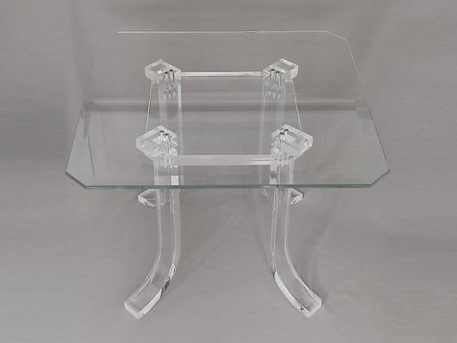 Couchtisch aus Lucite-Plexiglas