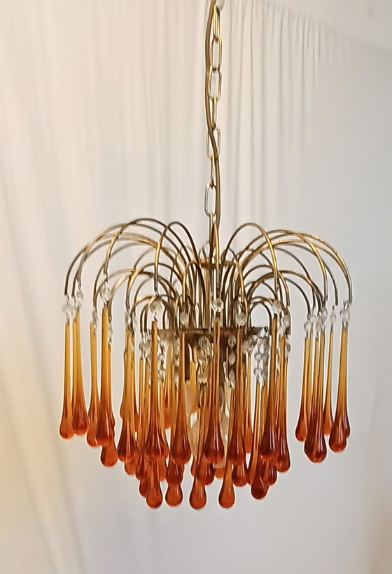 Image 1 of Lampadario a cascata Kabo Murano 71054