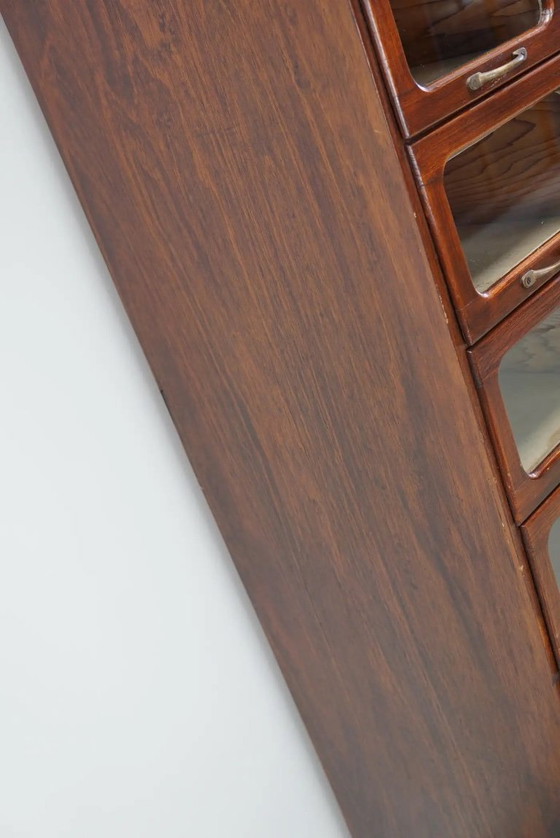 Image 1 of Englischer Kurzwarenschrank mit Glasschubladen, ca. 1930er Jahre