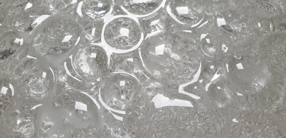 Lámpara de techo Hillebrand Murano Ice Glass de la década de 1970. – Plafones, Chrome (photo 27 of 35)