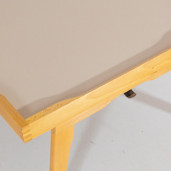 Image 1 of 1x Plateau de lit pliant en bois et formica, Mid-Century Modern - Support de livres, Italie 1970