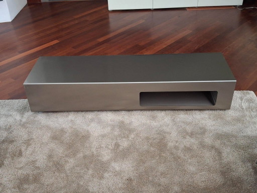 Salontafel Koen Van Spaendonck Geborsteld Inox – polished steel