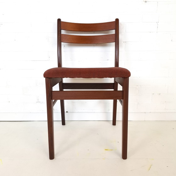 Image 1 of Lot de 6 chaises de salle à manger vintage, design danois des années 1970