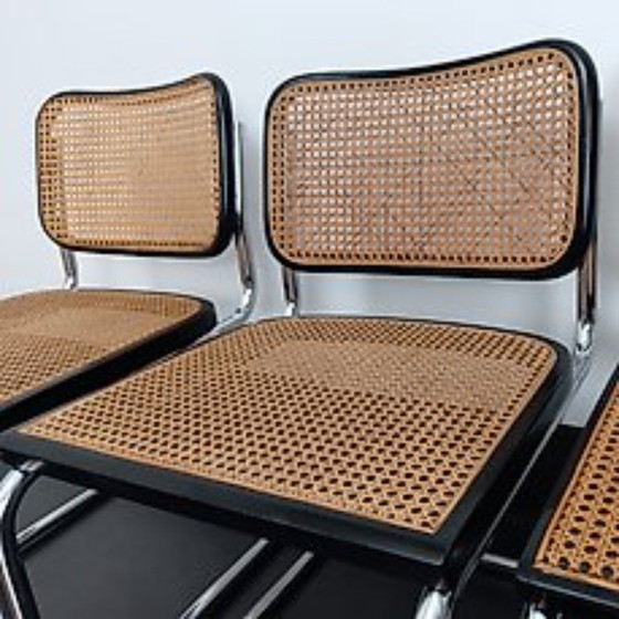 Image 1 of Set di quattro sedie B32 di Gavina della fine degli anni '60