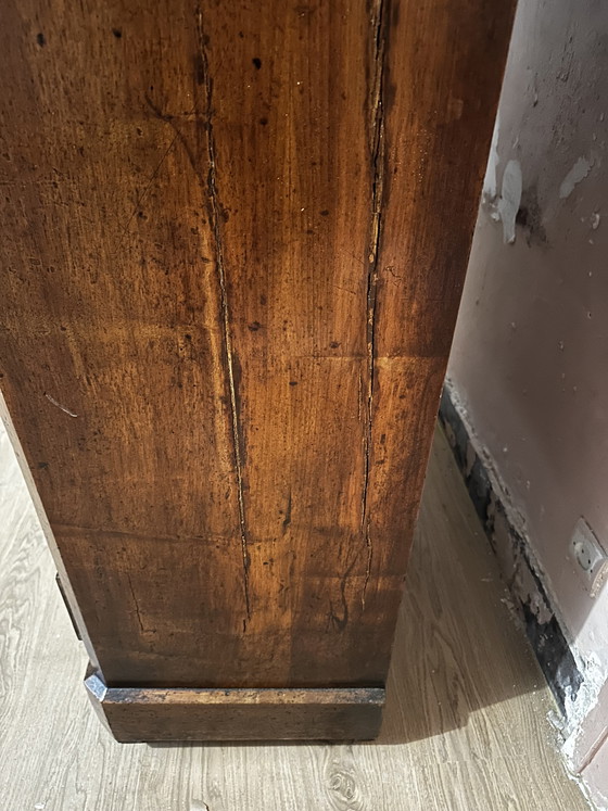 Image 1 of Scrivania Luigi Filippo in noce e radica di noce - XIX secolo