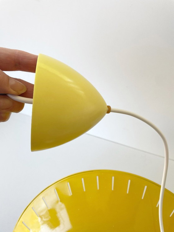 Image 1 of Lampada Mid Century Modern in vetro opalino, design olandese