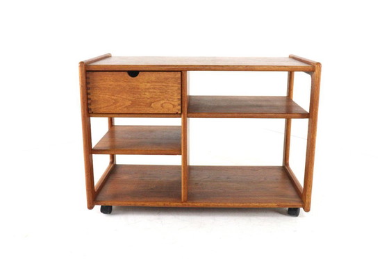 Image 1 of Danish design trolley with drawer vintage