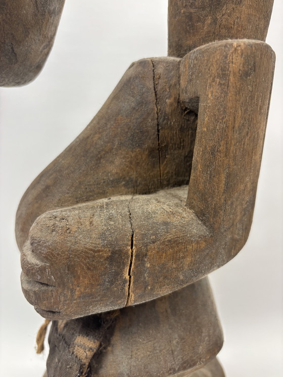 Image 1 of Estatua de Songye Nkisi – República Democrática del Congo – Auténtica pieza de arte tribal (60 cm)