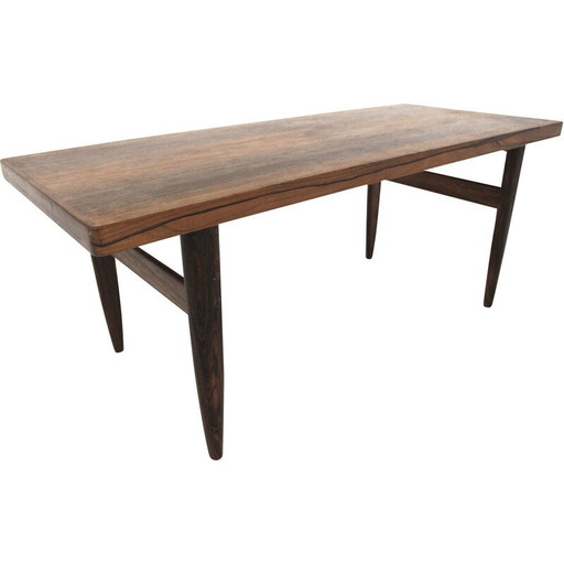 Mesa de centro vintage de palisandro, Suecia, 1960