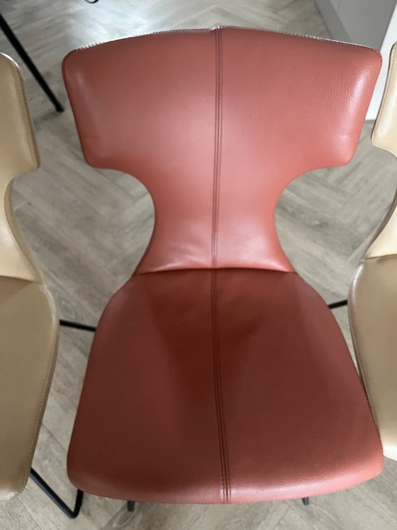 Image 1 of 3 Leolux Callas leather chairs