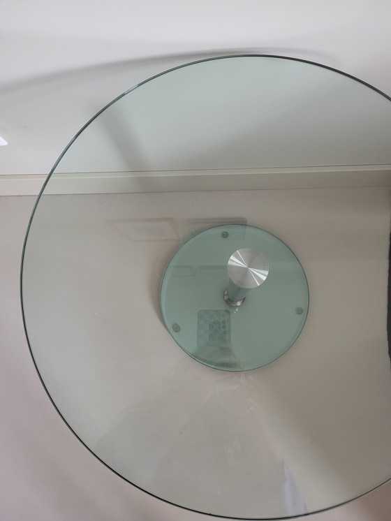 Image 1 of Metaform Glas-Chrom-Beistelltisch