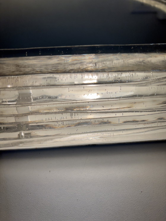 Image 1 of Iconische Hillebrand boogmodel ijsglas verlichte wandspiegel