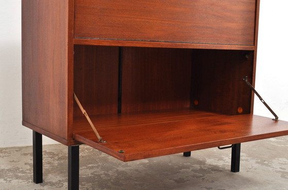 Image 1 of Vintage mahogany flap cabinet 1950s