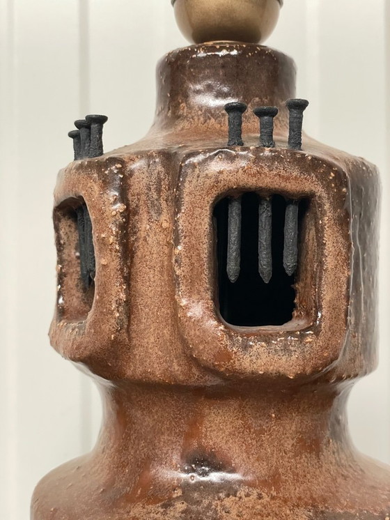 Image 1 of Vintage Brutalist Table Lamp