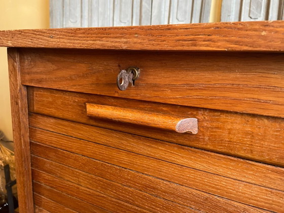 Image 1 of Mobile con serranda avvolgibile Mobile archivio Mobile musicale Art Deco 1930