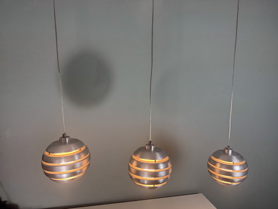 Image 1 of Space Age Mercur pendants from Eglo