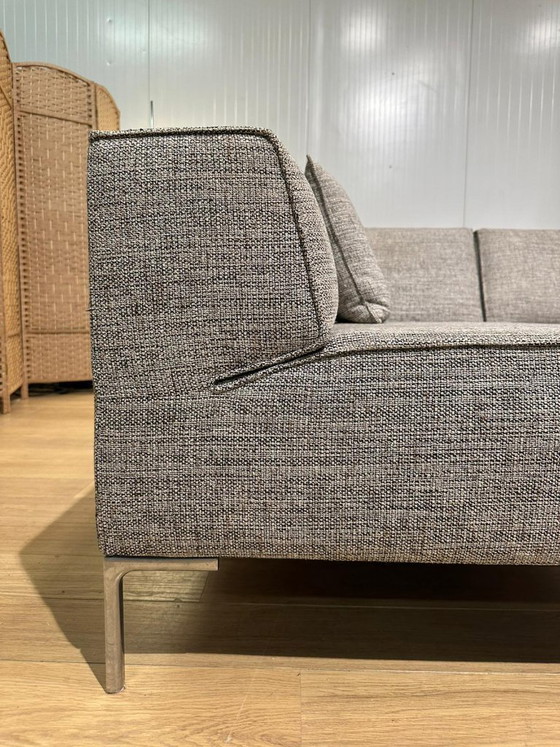 Image 1 of Like New Design on Stock Bloq Corner Sofa Beige + WARRANTY