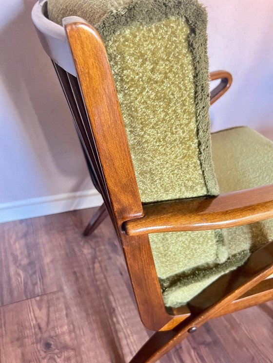 Image 1 of 2x Original Mid Century Easy Chairs. Bugholzsessel aus den 1940er Jahren von Guglielmo Ulrich für C.W.K. Möbel gefertigt.