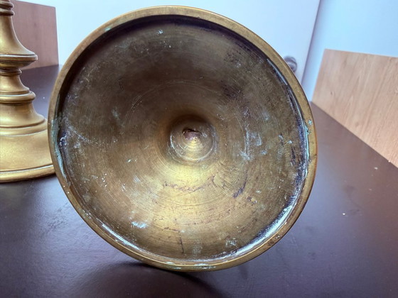Messing Kandelaars – Kandelaars en kaarsen, Brass (photo 4 of 6)