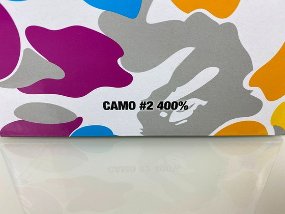 Image 1 of Bearbrick BAPE A BATHING APE 28. Jubiläum 02 CAMO #2 400% MEDICOM Toys
