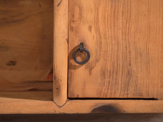 Credenza bassa antica in legno di pino – Cina, circa 1930 – Credenze, Iron (photo 31 of 40)