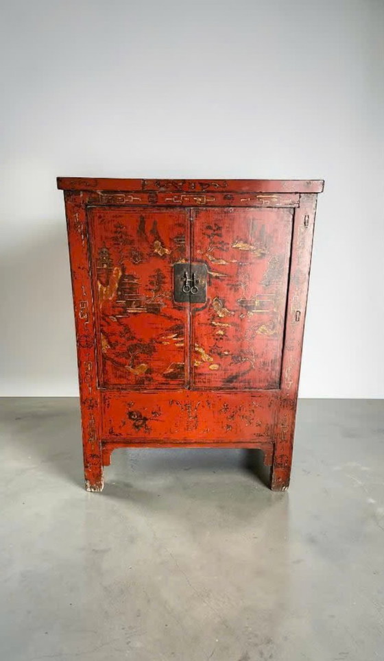 Image 1 of Antiker chinesischer Brautschrank – Authentisch