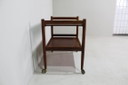 carrello di servizio vintage - legno, anni '60