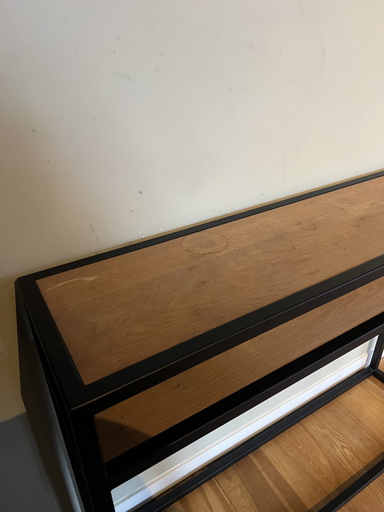 Image 1 of Oak wood side table