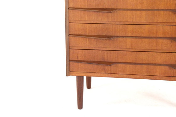 Image 1 of Deense hoge ladekast 'Olsted' vintage 